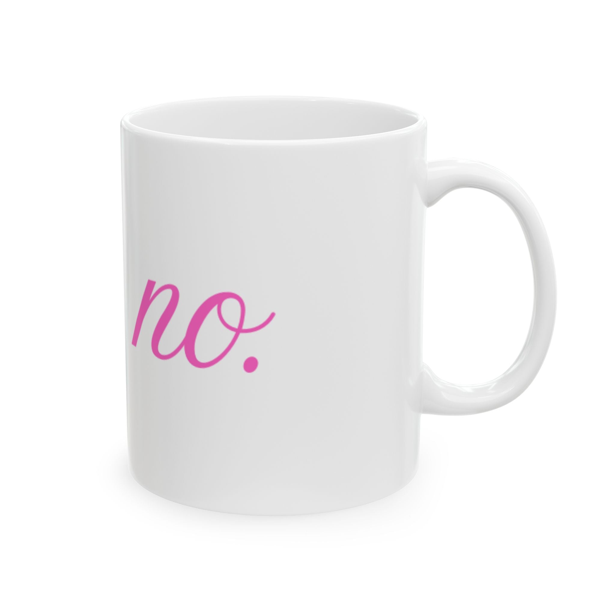 NO. Coffee Mug (Pink)